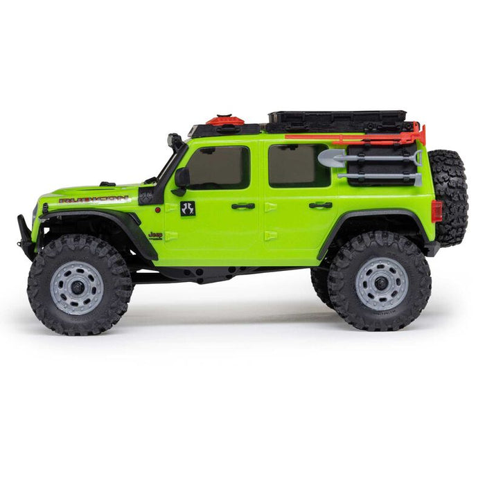 AXI-2261T1 Axial 1/30 SCX30 Jeep Wrangler JLU 4X4 RTR Brushed Rock (Battery & Charger Included) - Green