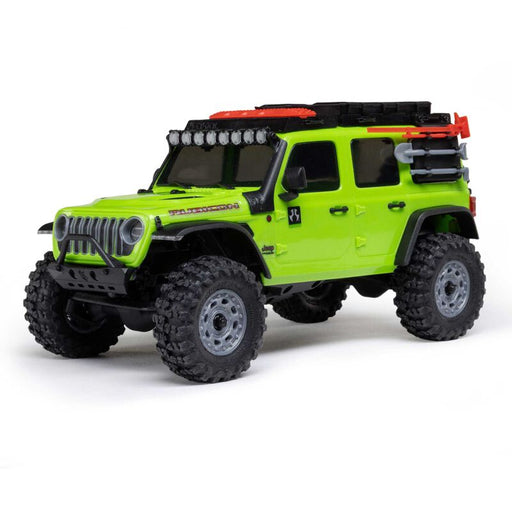AXI-2261T1 Axial 1/30 SCX30 Jeep Wrangler JLU 4X4 RTR Brushed Rock (Battery & Charger Included) - Green