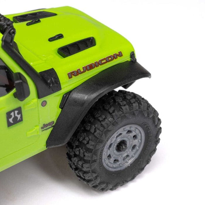 AXI-2261T1 Axial 1/30 SCX30 Jeep Wrangler JLU 4X4 RTR Brushed Rock (Battery & Charger Included) - Green