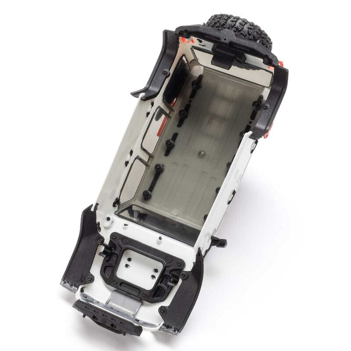 AXI-2261T2 Axial 1/30 SCX30 Jeep Wrangler JLU 4X4 RTR Brushed Rock (Battery & Charger Included) - White