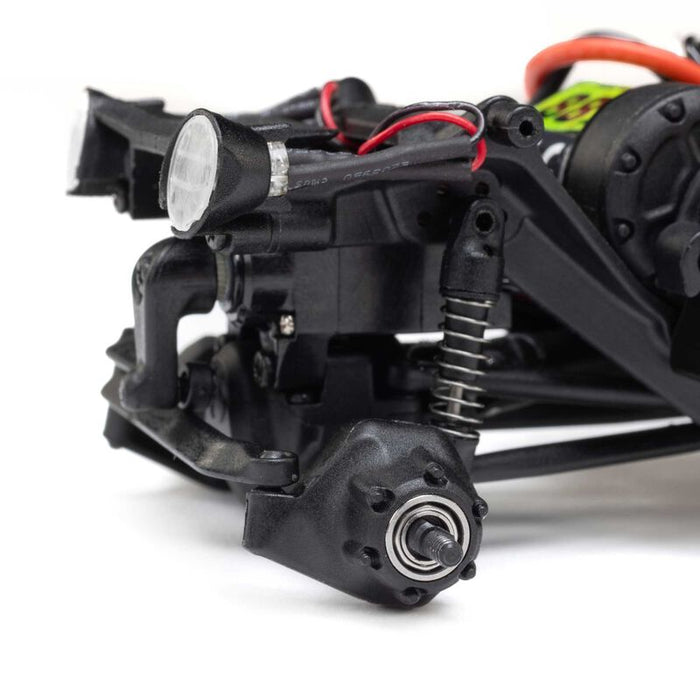 AXI-2261T2 Axial 1/30 SCX30 Jeep Wrangler JLU 4X4 RTR Brushed Rock (Battery & Charger Included) - White