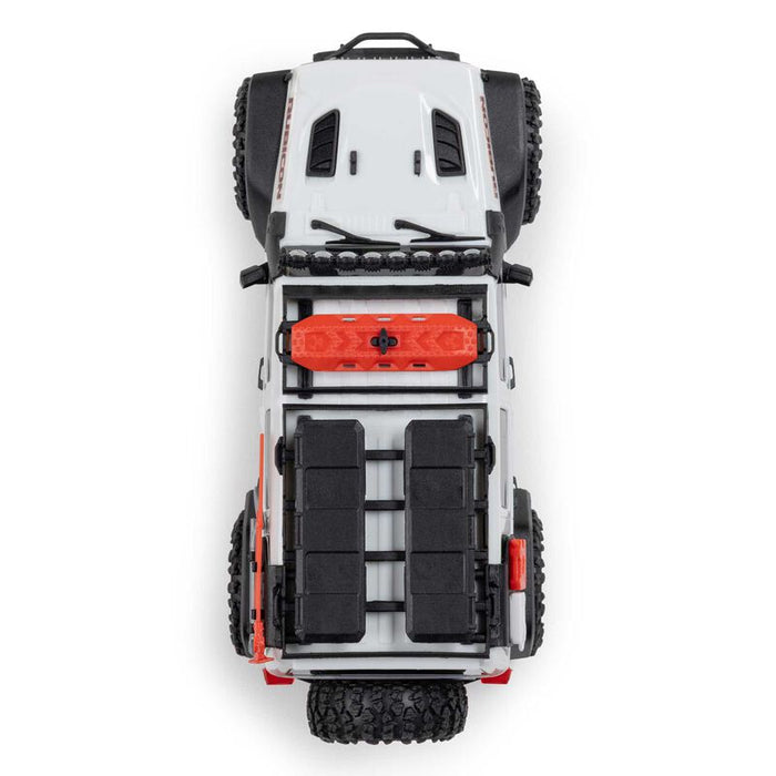 AXI-2261T2 Axial 1/30 SCX30 Jeep Wrangler JLU 4X4 RTR Brushed Rock (Battery & Charger Included) - White