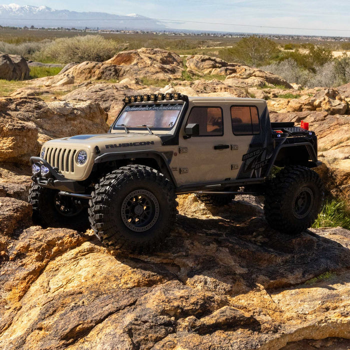AXI-2443T1 Axial 1/10 SCX10 III Jeep JT Gladiator 4X4 RTR - Tan