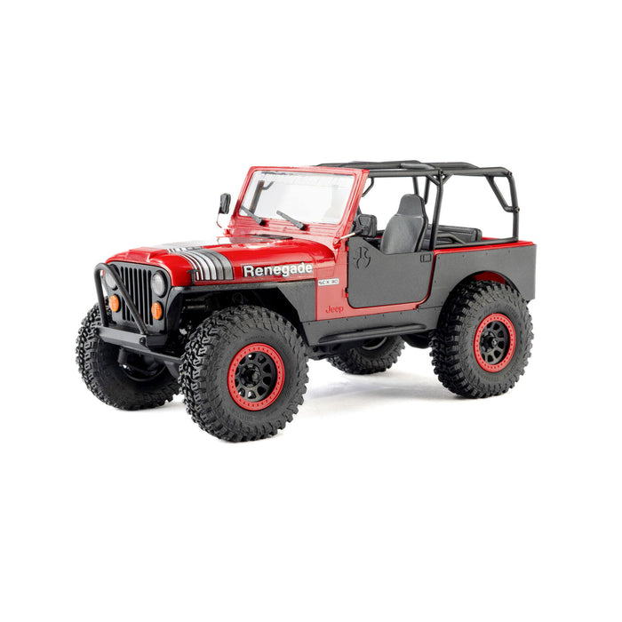 AXI-3273T1 Axial 1/30 SCX30 Jeep CJ-7 Renegade 4X4 RTR - Genright Red