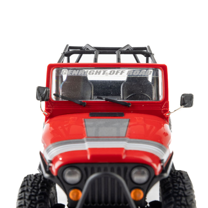 AXI-3273T1 Axial 1/30 SCX30 Jeep CJ-7 Renegade 4X4 RTR - Genright Red