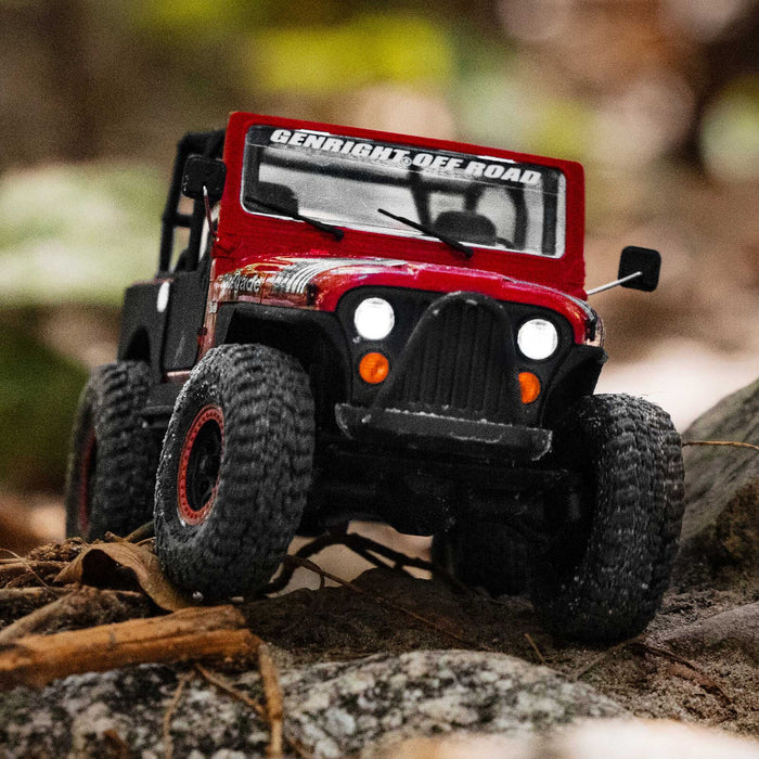 AXI-3273T1 Axial 1/30 SCX30 Jeep CJ-7 Renegade 4X4 RTR - Genright Red