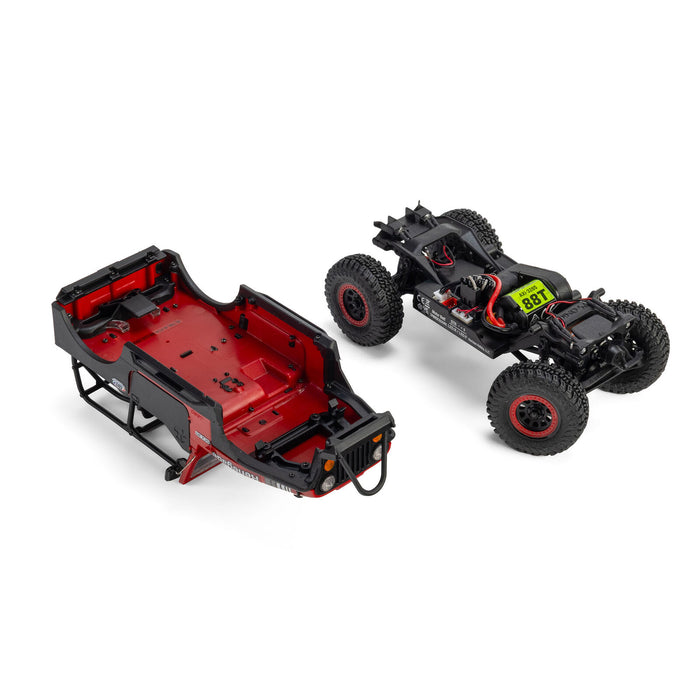 AXI-3273T1 Axial 1/30 SCX30 Jeep CJ-7 Renegade 4X4 RTR - Genright Red