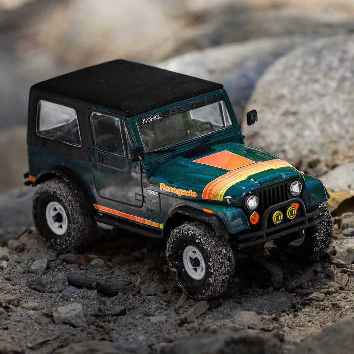 AXI-3273T2 Axial 1/30 SCX30 Jeep CJ-7 Renegade 4X4 RTR - Green