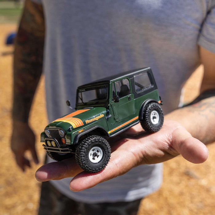 AXI-3273T2 Axial 1/30 SCX30 Jeep CJ-7 Renegade 4X4 RTR - Green