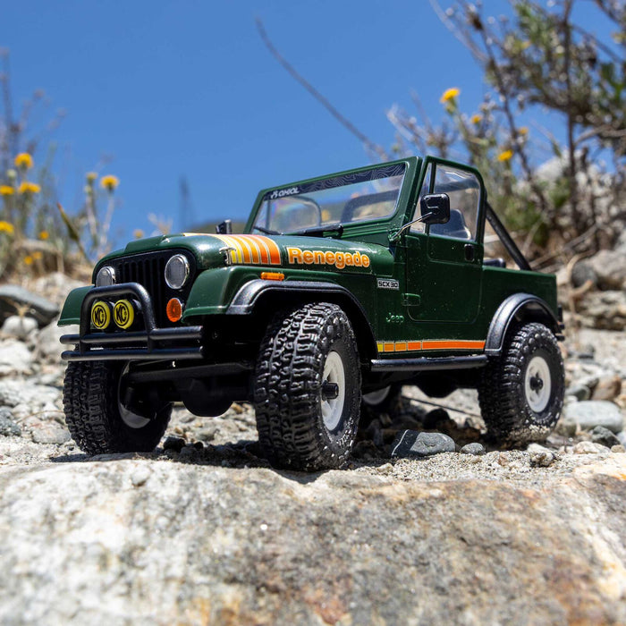 AXI-3273T2 Axial 1/30 SCX30 Jeep CJ-7 Renegade 4X4 RTR - Green
