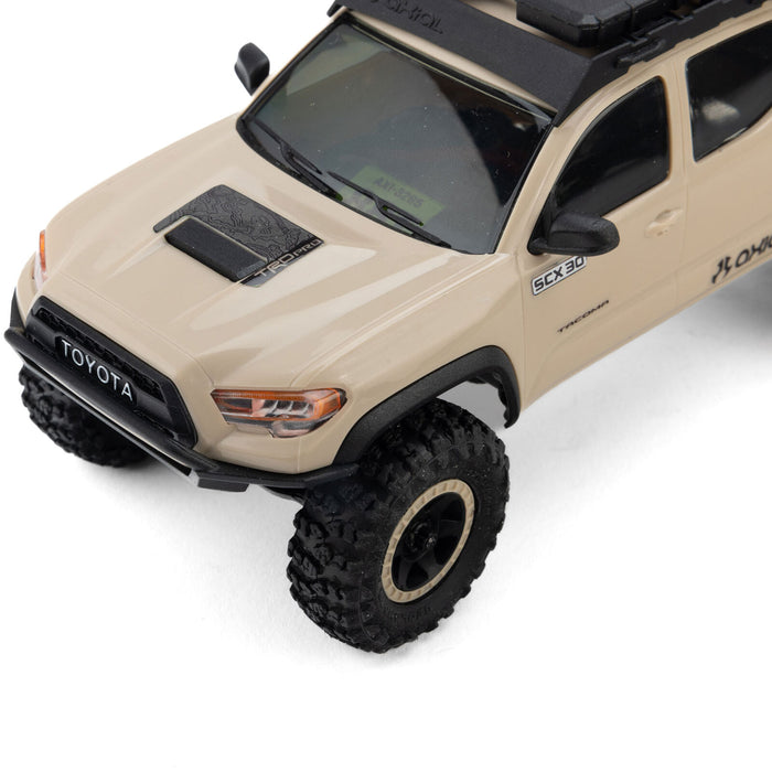 AXI-3289T2 Axial 1/30 SCX30 Toyota Tacoma 4X4 RTR - Overland Edition