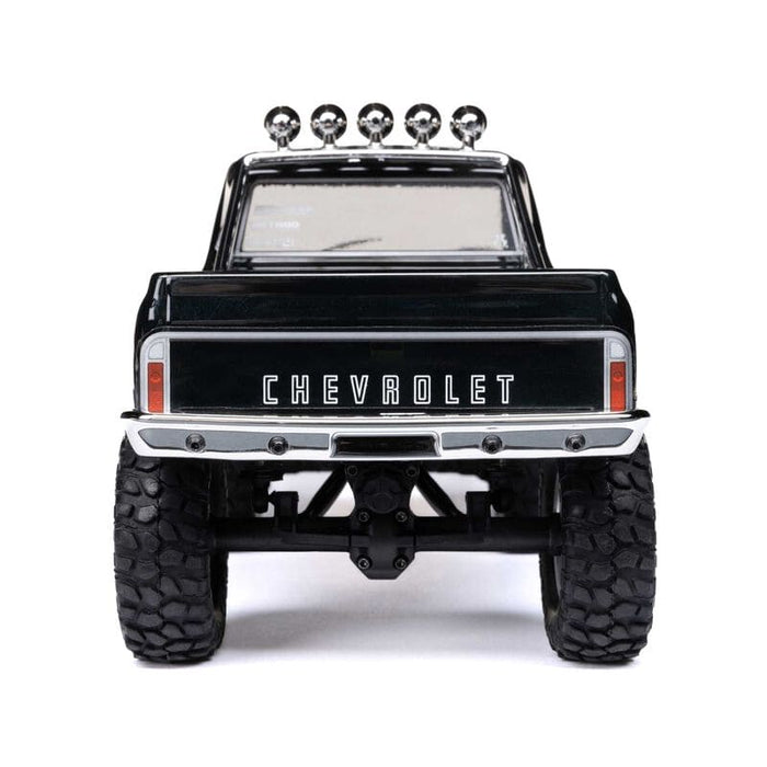 AXI00001V2T4 1/24 SCX24 1967 Chevrolet C10 4WD Brushed Truck RTR, Black