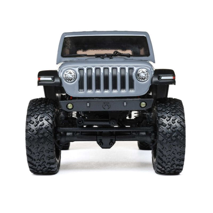 AXI00002V3T3 1/24 SCX24 Jeep Wrangler JLU 4X4 Rock Crawler Brushed RTR, Gray (FOR Extra battery ORDER #SPMX3502S30)