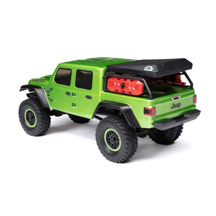 AXI00005V2T3 1/24 SCX24 Jeep JT Gladiator 4WD Rock Crawler Brushed RTR, Green