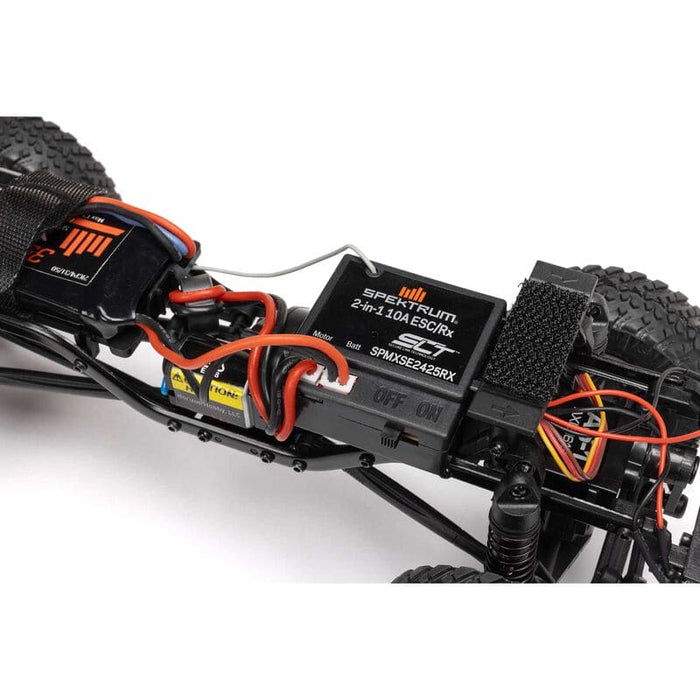 AXI00005V2T3 1/24 SCX24 Jeep JT Gladiator 4WD Rock Crawler Brushed RTR, Green