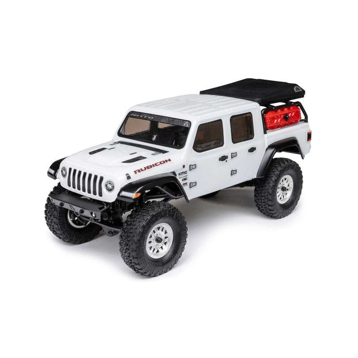 AXI00005V2T4 1/24 SCX24 Jeep JT Gladiator 4WD Rock Crawler Brushed RTR, White