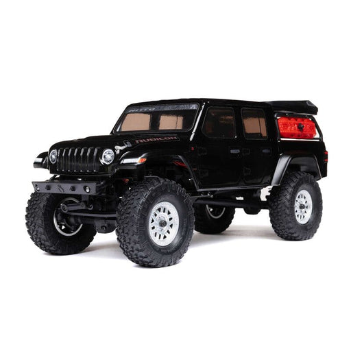 AXI00005V2T5 1/24 SCX24 Jeep JT Gladiator 4WD Rock Crawler Brushed RTR, Black