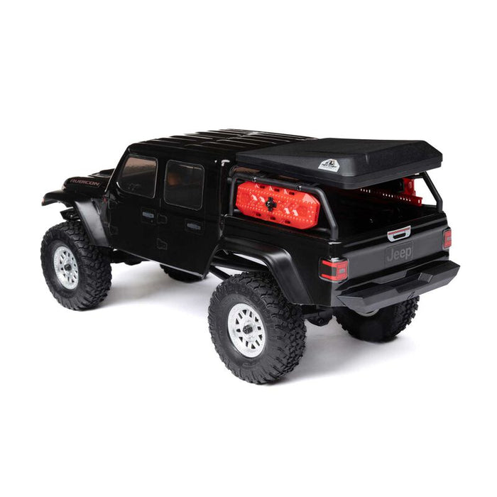 AXI00005V2T5 1/24 SCX24 Jeep JT Gladiator 4WD Rock Crawler Brushed RTR, Black