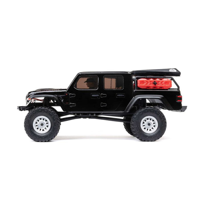 AXI00005V2T5 1/24 SCX24 Jeep JT Gladiator 4WD Rock Crawler Brushed RTR, Black