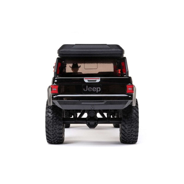 AXI00005V2T5 1/24 SCX24 Jeep JT Gladiator 4WD Rock Crawler Brushed RTR, Black