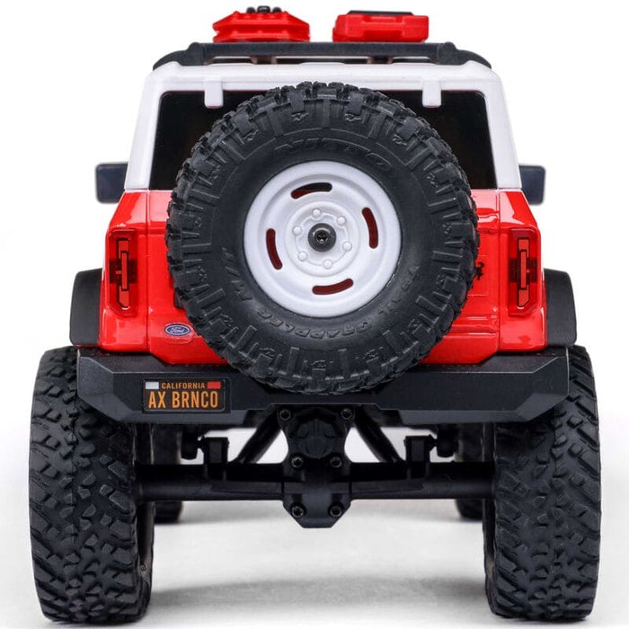 AXI00006V2T6 1/24 SCX24 Ford Bronco Heritage Edition 4X4 RTR Brushed Rock Crawler (Battery & Charger Included), Red **FOR EXTRA BATTERY ORDER #SPMX3502S30