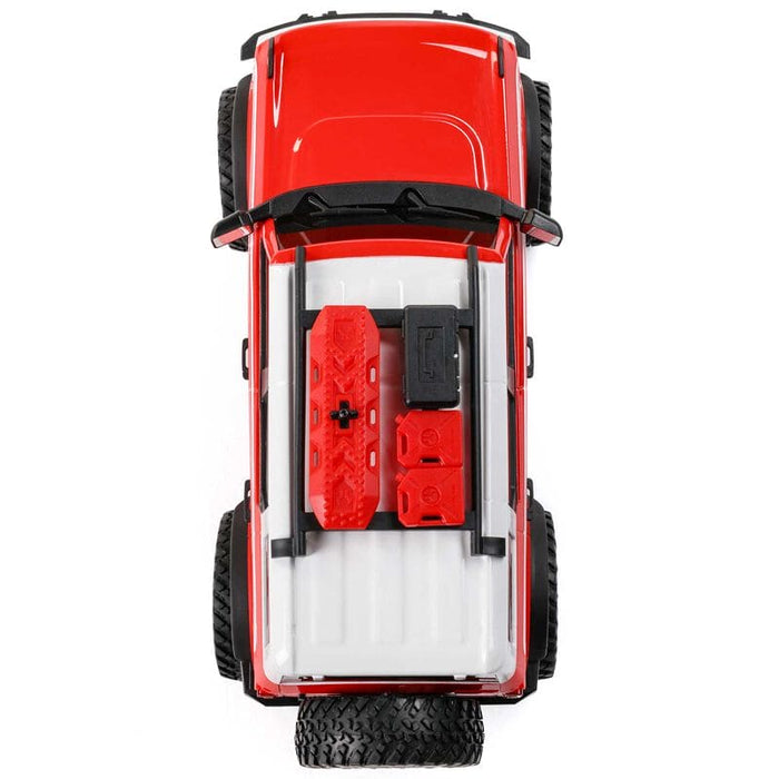 AXI00006V2T6 1/24 SCX24 Ford Bronco Heritage Edition 4X4 RTR Brushed Rock Crawler (Battery & Charger Included), Red **FOR EXTRA BATTERY ORDER #SPMX3502S30
