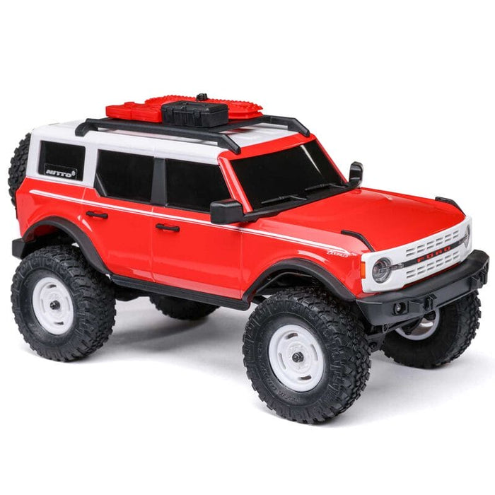 AXI00006V2T6 1/24 SCX24 Ford Bronco Heritage Edition 4X4 RTR Brushed Rock Crawler (Battery & Charger Included), Red **FOR EXTRA BATTERY ORDER #SPMX3502S30