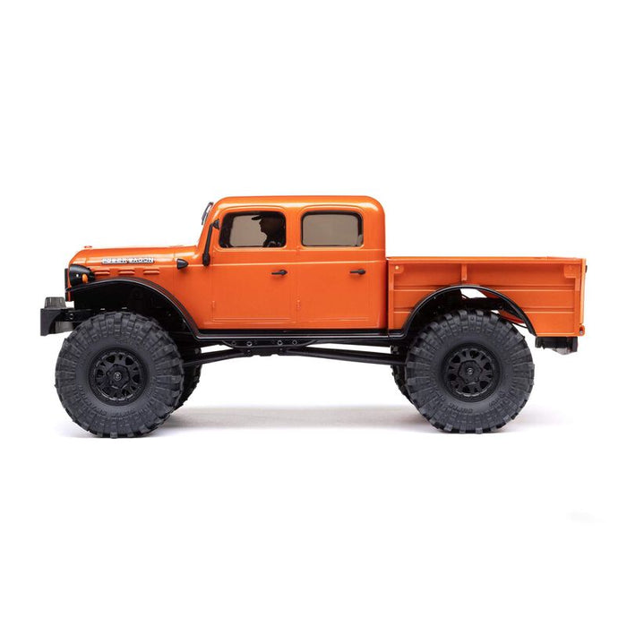 AXI00007T1 1/24 SCX24 Dodge Power Wagon 4WD Rock Crawler Brushed RTR, Orange  (FOR Extra battery ORDER #DYNB0012)