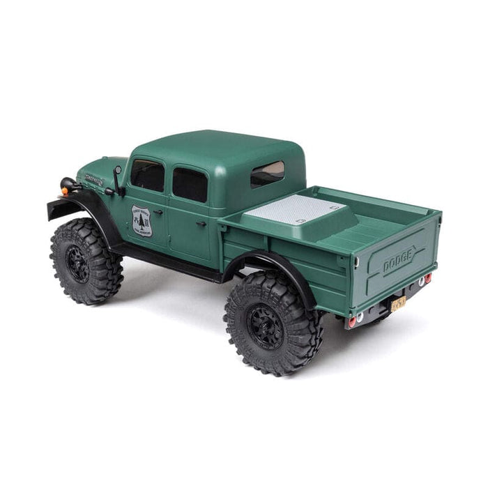 AXI00007T2	 1/24 SCX24 Dodge Power Wagon 4WD Rock Crawler Brushed RTR, Green AXI00005T (FOR Extra battery ORDER #DYNB0012)