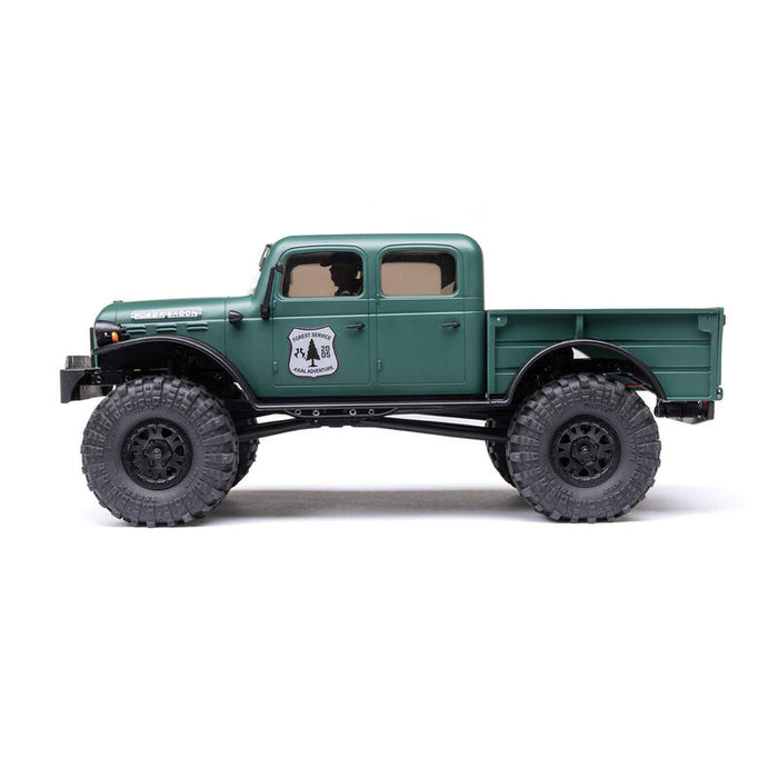 AXI00007T2	 1/24 SCX24 Dodge Power Wagon 4WD Rock Crawler Brushed RTR, Green AXI00005T (FOR Extra battery ORDER #DYNB0012)