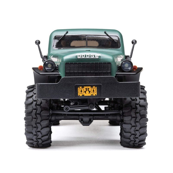 AXI00007T2	 1/24 SCX24 Dodge Power Wagon 4WD Rock Crawler Brushed RTR, Green AXI00005T (FOR Extra battery ORDER #DYNB0012)