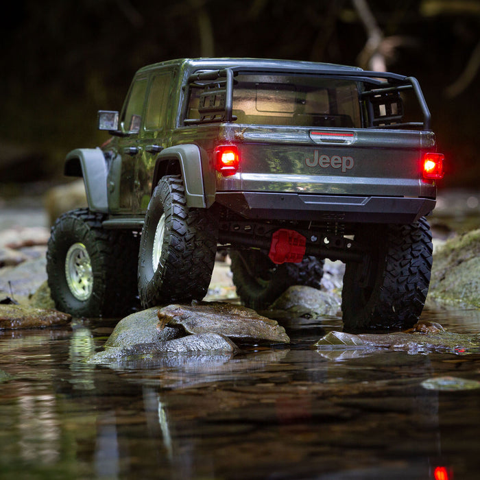 AXI03006BT1 1/10 SCX10 III Jeep JT Gladiator Rock Crawler with Portals RTR Gry.  **FOR LONG RUN TIME & QUICK CHARGER ORDER part #SPMX-1031