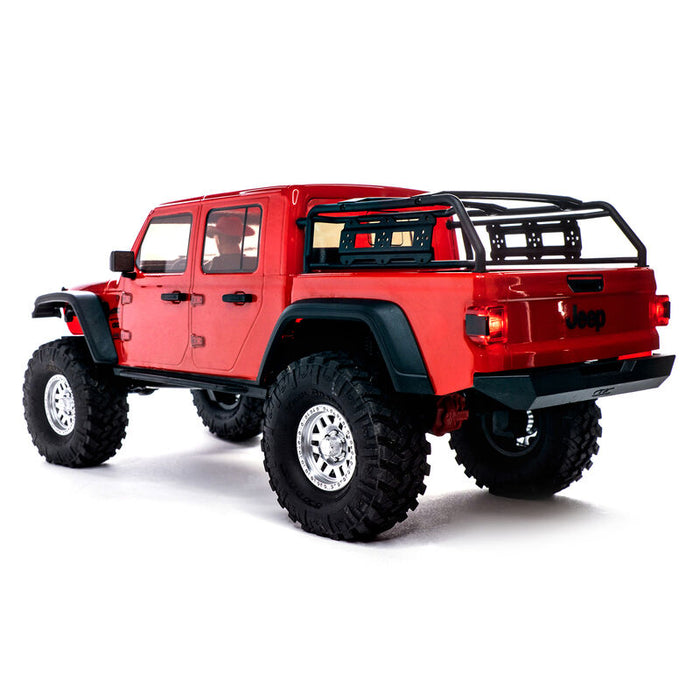 AXI03006BT2 1/10 SCX10 III Jeep JT Gladiator Rock Crawler with Portals RTR Red.  **FOR LONG RUN TIME & QUICK CHARGER ORDER part #SPMX-1031