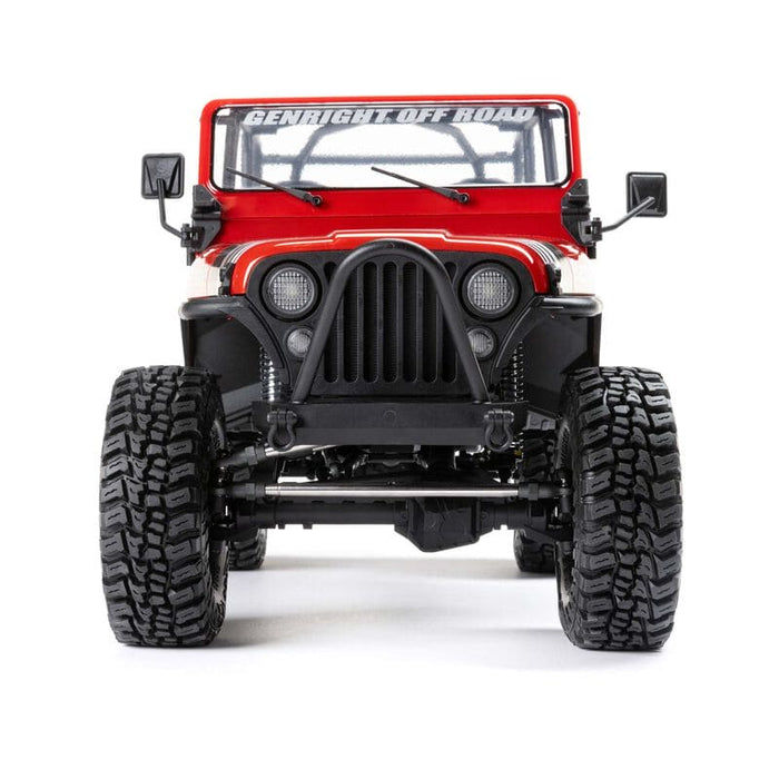 AXI03008T1 1/10 SCX10 III Jeep CJ-7 4WD Brushed RTR, Red ***You will need to order this # SPMX-1031 to run this truck***
