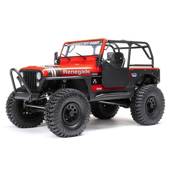 AXI03008V2T1 Axial 1/10 SCX10 III Jeep CJ-7 4X4 RTR Brushed Crawler - Red YOU WILL NEED  PART # SPMX-1047 AND SPMXC2090P  TO RUN THE TRUCK