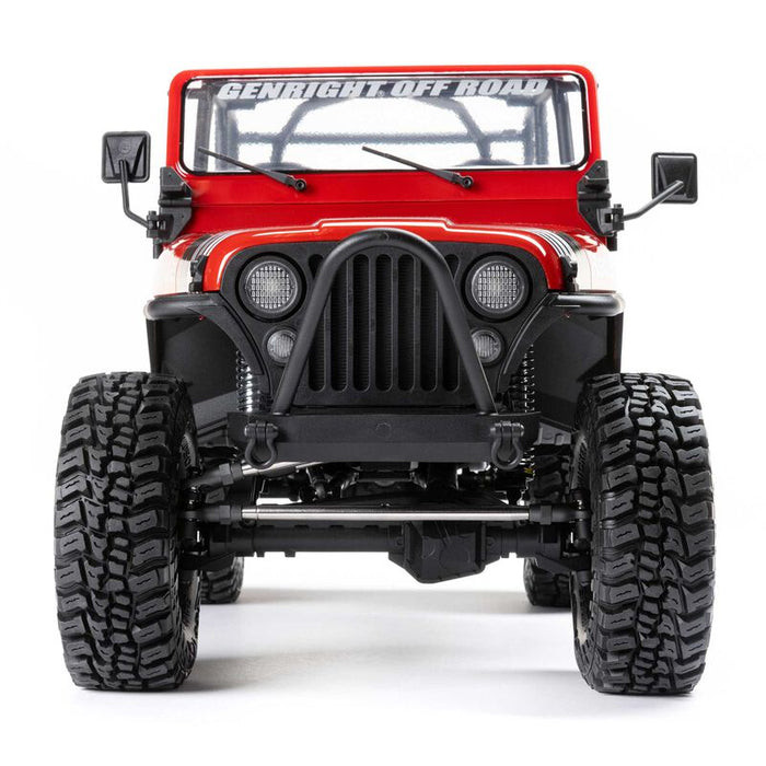 AXI03008V2T1 Axial 1/10 SCX10 III Jeep CJ-7 4X4 RTR Brushed Crawler - Red YOU WILL NEED  PART # SPMX-1047 AND SPMXC2090P  TO RUN THE TRUCK