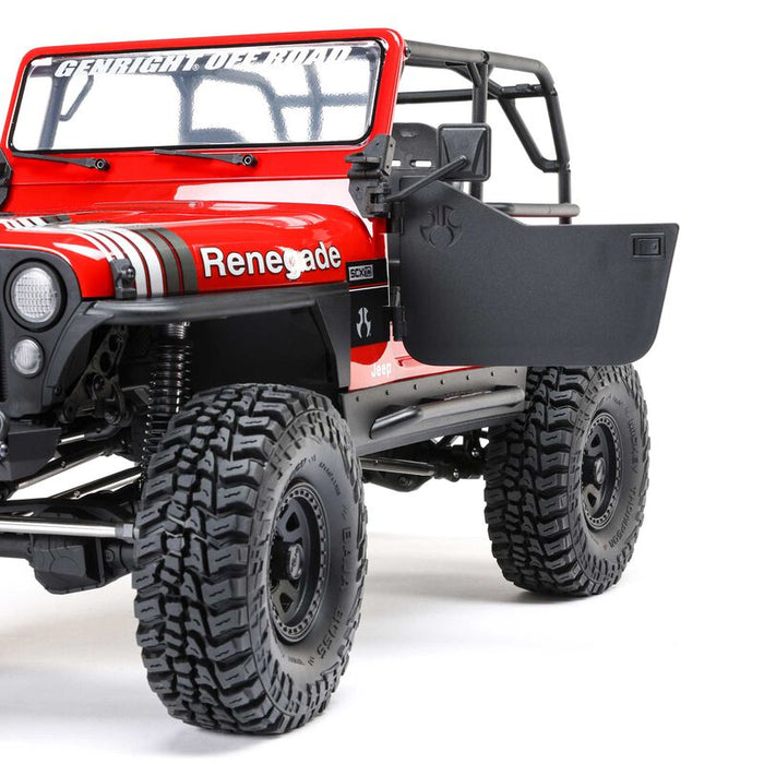 AXI03008V2T1 Axial 1/10 SCX10 III Jeep CJ-7 4X4 RTR Brushed Crawler - Red YOU WILL NEED  PART # SPMX-1047 AND SPMXC2090P  TO RUN THE TRUCK