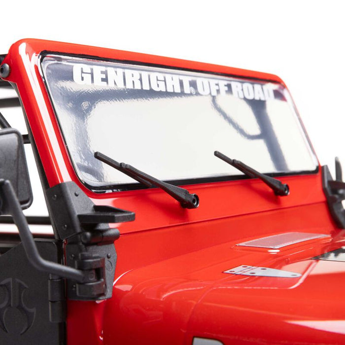 AXI03008V2T1 Axial 1/10 SCX10 III Jeep CJ-7 4X4 RTR Brushed Crawler - Red YOU WILL NEED  PART # SPMX-1047 AND SPMXC2090P  TO RUN THE TRUCK