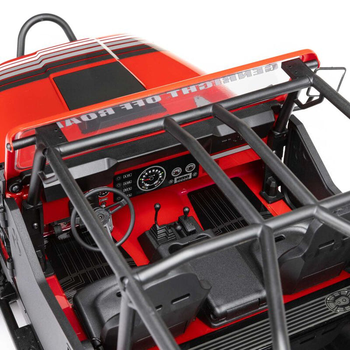 AXI03008V2T1 Axial 1/10 SCX10 III Jeep CJ-7 4X4 RTR Brushed Crawler - Red YOU WILL NEED  PART # SPMX-1047 AND SPMXC2090P  TO RUN THE TRUCK
