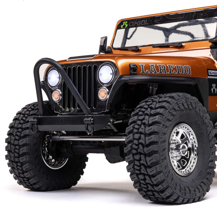 AXI03008V2T2 Axial 1/10 SCX10 III Jeep CJ-7 4X4 RTR Brushed Crawler - Copper YOU WILL NEED  PART # SPMX-1047 AND SPMXC2090P  TO RUN THE TRUCK