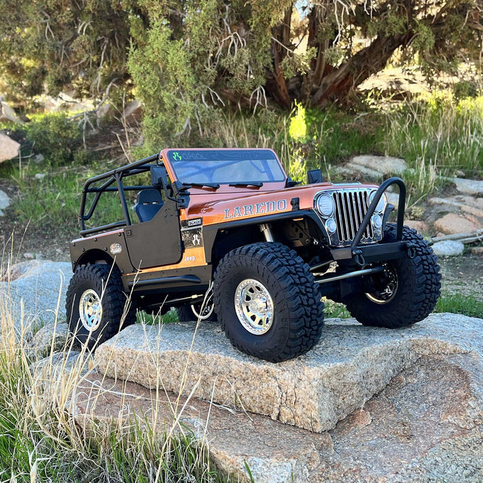 AXI03008V2T2 Axial 1/10 SCX10 III Jeep CJ-7 4X4 RTR Brushed Crawler - Copper YOU WILL NEED  PART # SPMX-1047 AND SPMXC2090P  TO RUN THE TRUCK