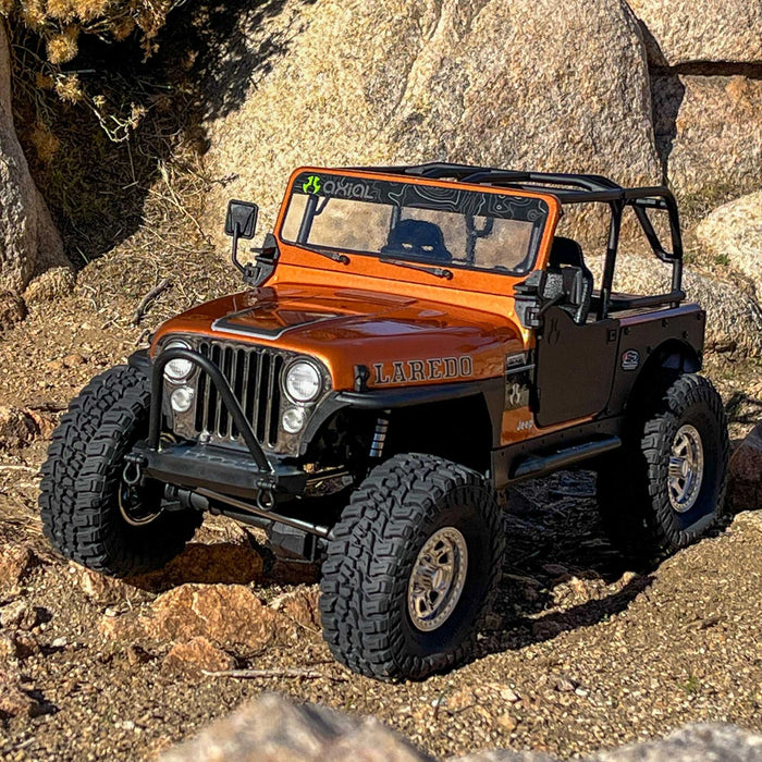 AXI03008V2T2 Axial 1/10 SCX10 III Jeep CJ-7 4X4 RTR Brushed Crawler - Copper YOU WILL NEED  PART # SPMX-1047 AND SPMXC2090P  TO RUN THE TRUCK