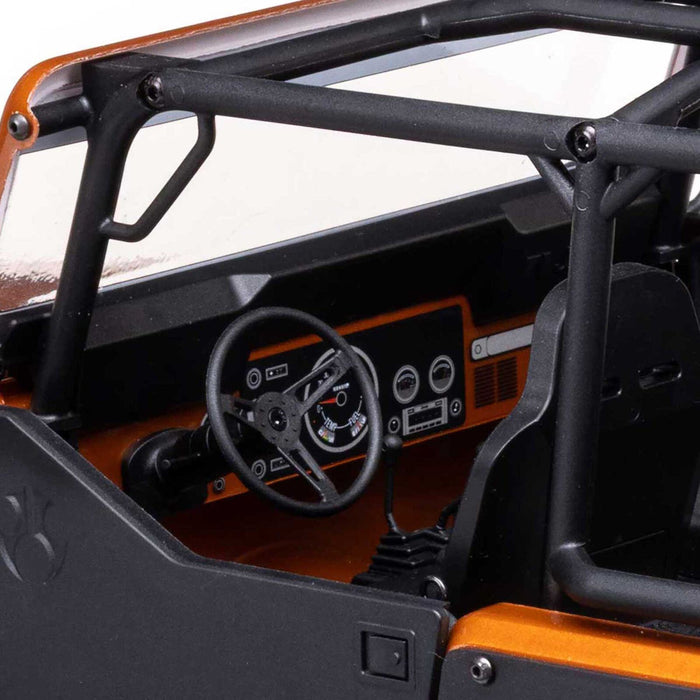 AXI03008V2T2 Axial 1/10 SCX10 III Jeep CJ-7 4X4 RTR Brushed Crawler - Copper YOU WILL NEED  PART # SPMX-1047 AND SPMXC2090P  TO RUN THE TRUCK