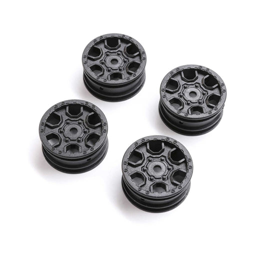 AXI40006 1.0 Ford Bronco Wheel, Black (4): SCX24