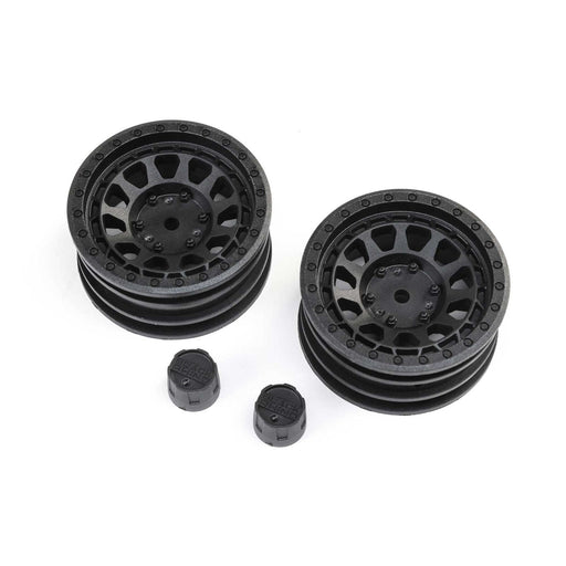 AXI43015 Black Rhino Primm 1.9" Wheels, 12mm Hex, Black (2)