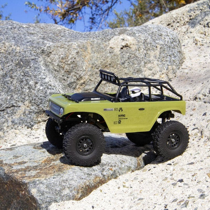 AXI90081T2 GREEN 1/24 SCX24 Deadbolt 4WD Rock Crawler Brushed RTR, Green (FOR Extra battery ORDER #DYNB0012) ADD DYNB0012 TO GET IT FOR FREE** WITH THIS CAR