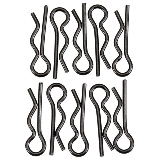 AXIC1059 Body Clip 6mm Black (10)