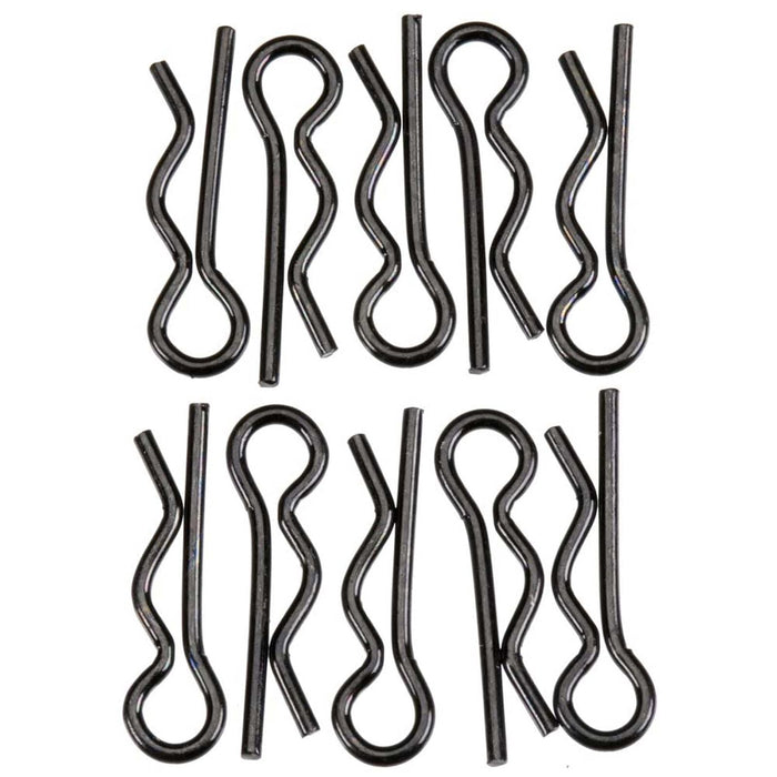 AXIC1059 Body Clip 6mm Black (10)