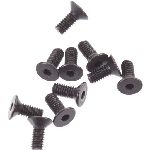 AXA1264 Flat Head Screw M2.5x6mm, Black (10)