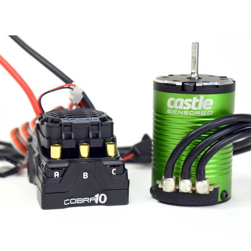 CSE010-0174-03 Cobra 10 Electronic Speed Control & 1406-6900KV Sensored Motor Combo
